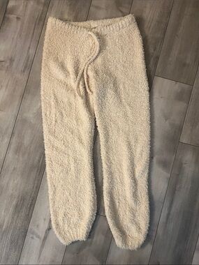 H&M Cream Sherpa Lounge Pants